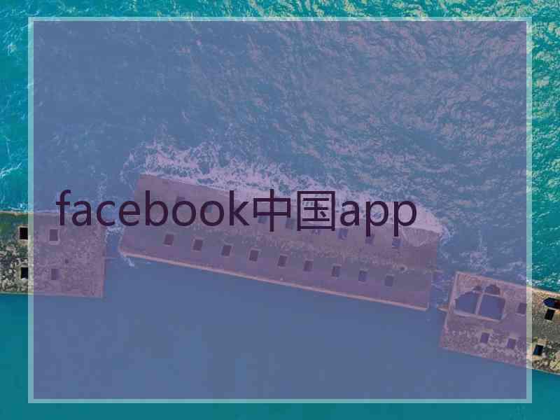 facebook中国app