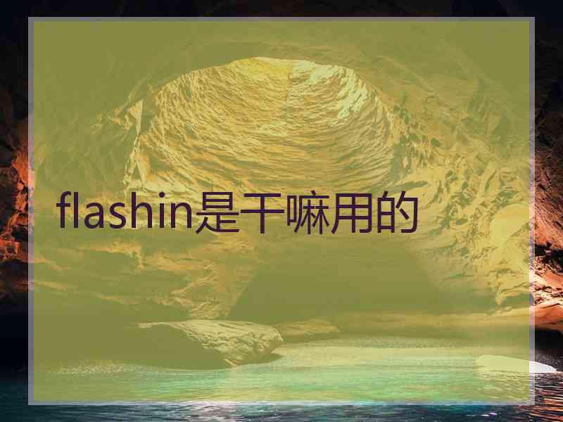 flashin是干嘛用的